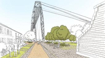 perspective du pont Transbordeur