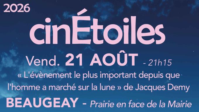 Affiche Cinétoiles août 2026