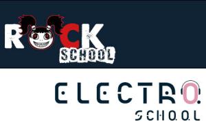 logo de la rock school et de l'Electro school